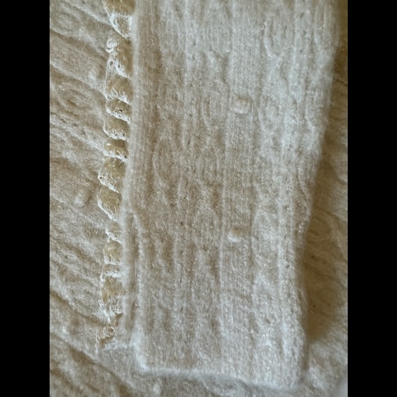 Zara RUFFLED HIGH COLLAR KNIT SWEATER - Picture 10 of 10